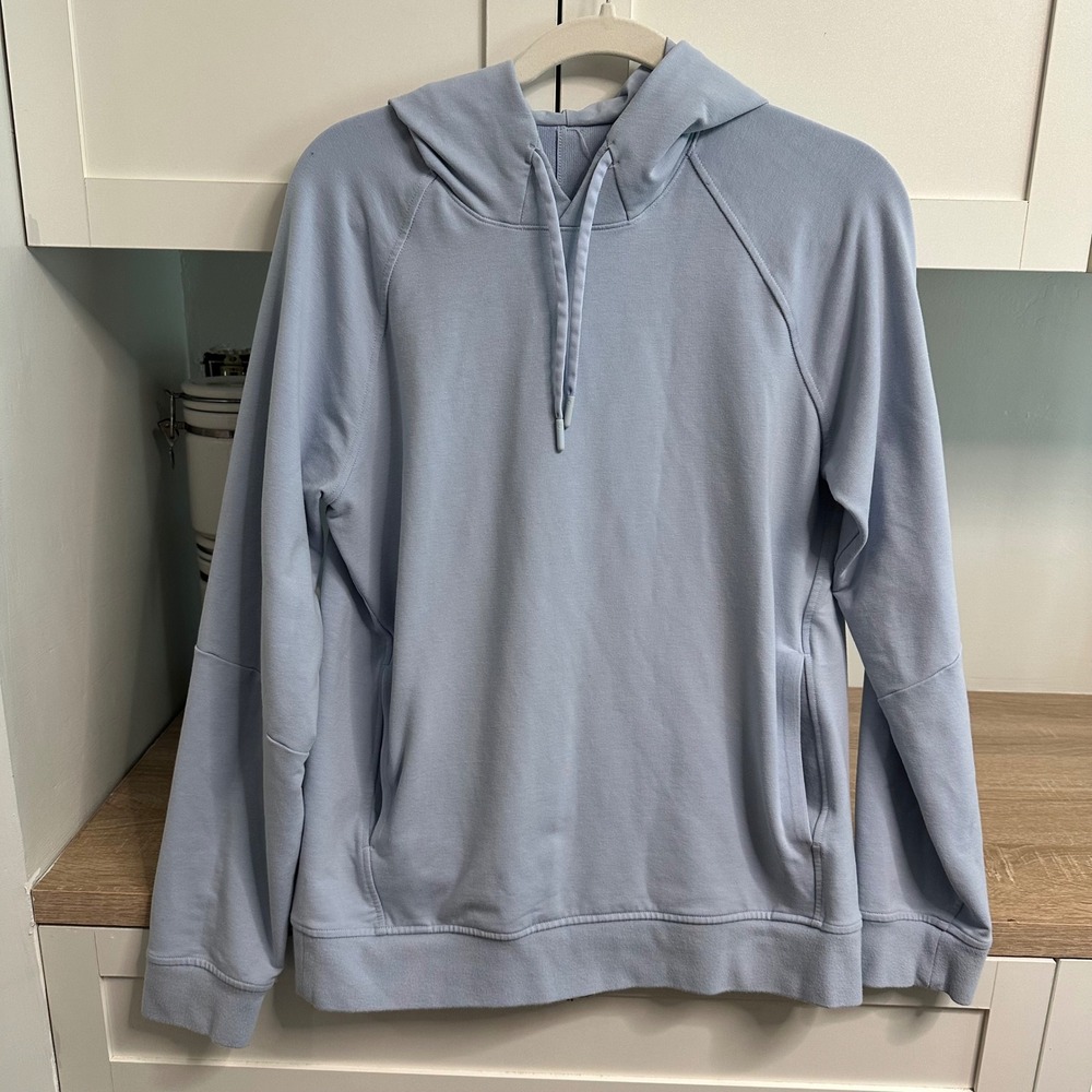 Lululemon City Sweat Hoodie Mens S Blue Pullover Activewear Pocket Athleisure
